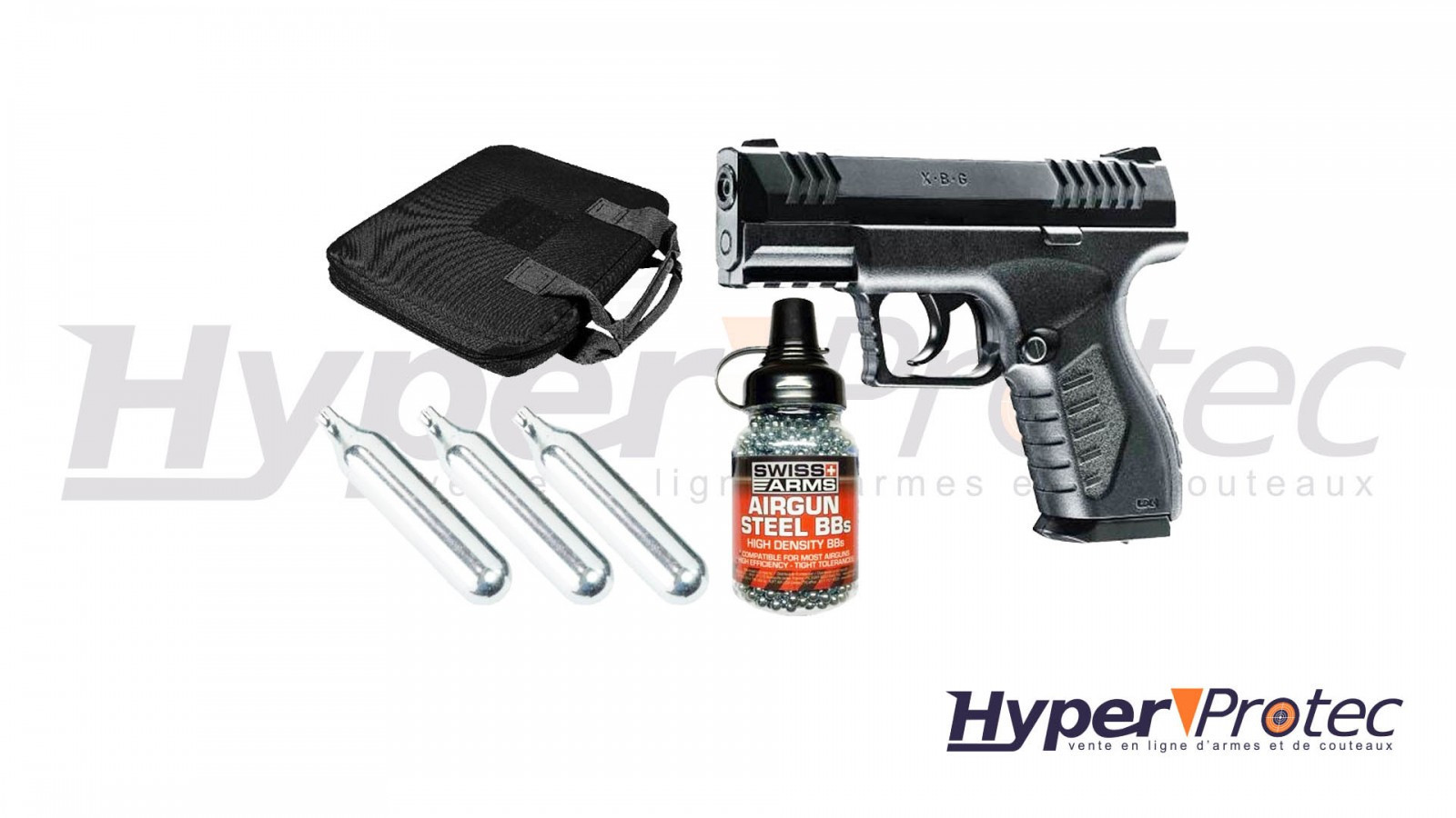 Pack Ux Xbg Pistolet Plomb Hyperprotec