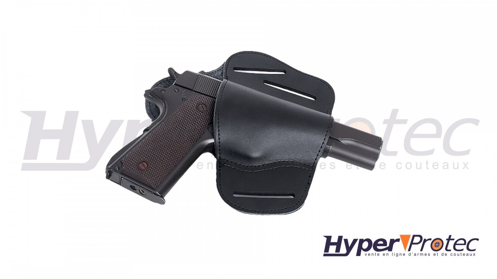 Holsters de ceinture : Étui de pistolet universel pour ceinture tactique ou  MOLLE - Noir 