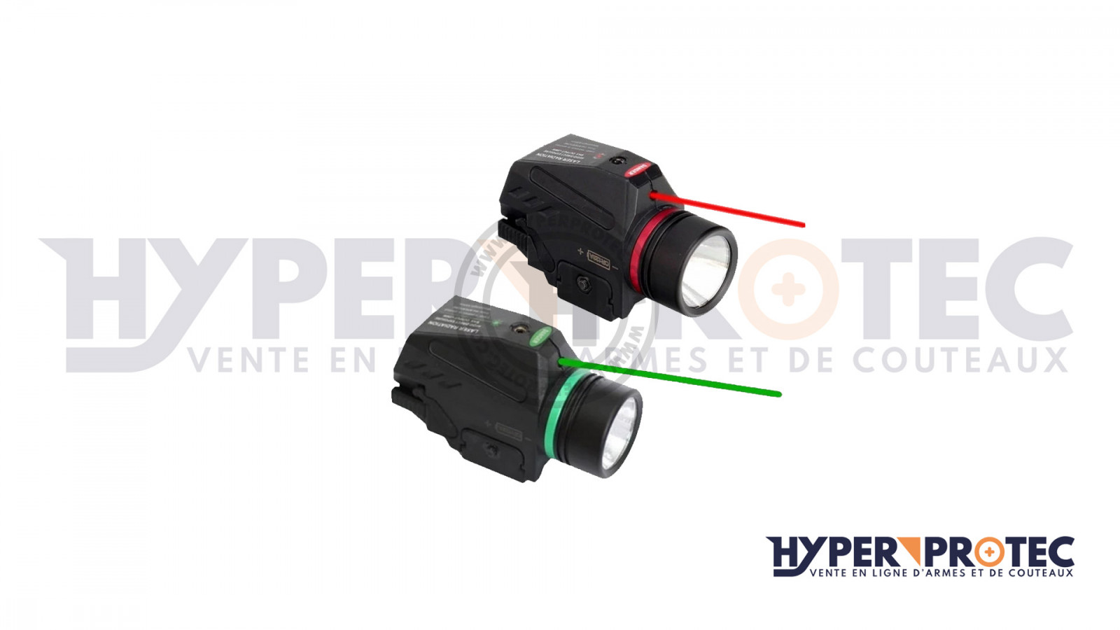 LAMPE LASER 6 LED rail picatinny - Lasers, pointeurs et lampes