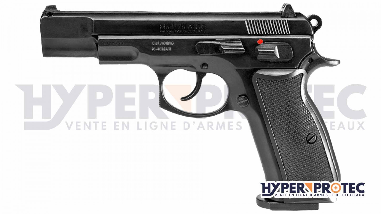 Pistolet d'alarme CZ75 Bronzé - Hippocampe Chasse et Pêche à Istres