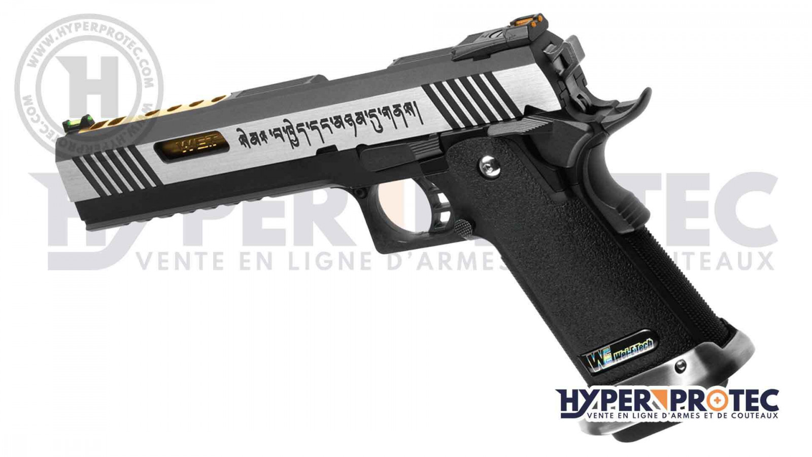 WE 6.0 Hi-Capa Series I-Rex - Pistolet Airsoft Gaz - HyperProtec