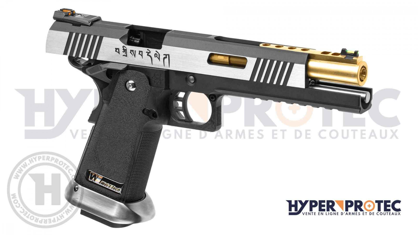 WE 6.0 Hi-Capa Series I-Rex - Pistolet Airsoft Gaz - HyperProtec