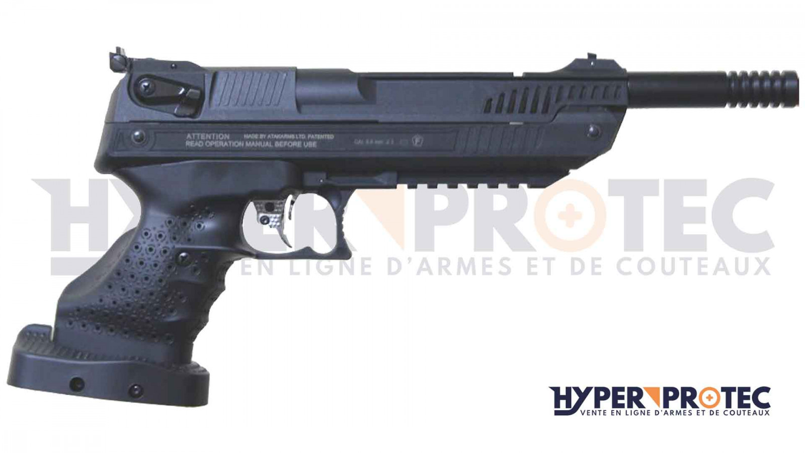 Pistolet à air comprimé 4,5 mm PERFECTA S3 (4 joules) - Armurerie Loisir
