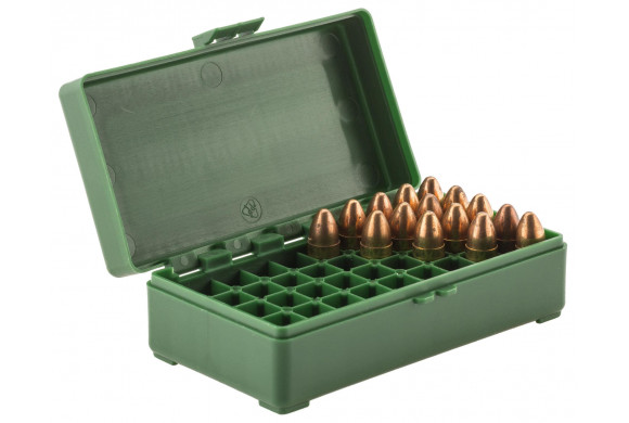 Boite de rangement pour 50 munitions Calibre 9x19