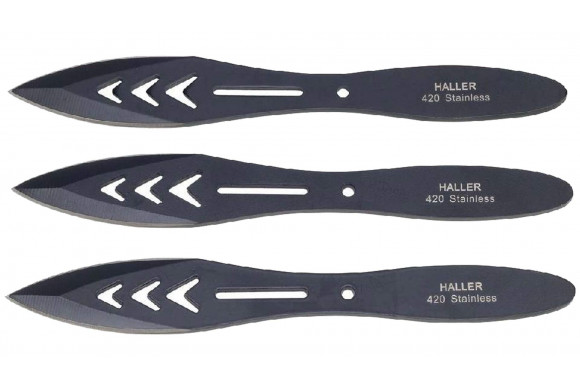 Couteau De Lancer Haller Black Speed