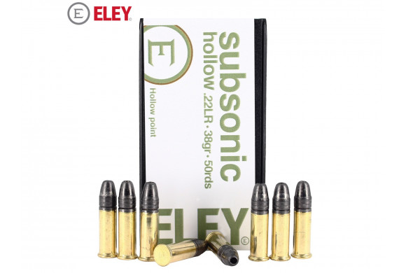 ELEY Subsonic Hollow - Munition Cal. 22LR