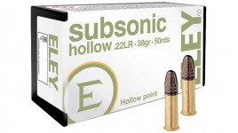 ELEY Subsonic Hollow - Munition Cal. 22LR