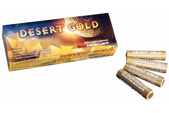 boite de 20 Fusées Desert Gold pour arme a blanc