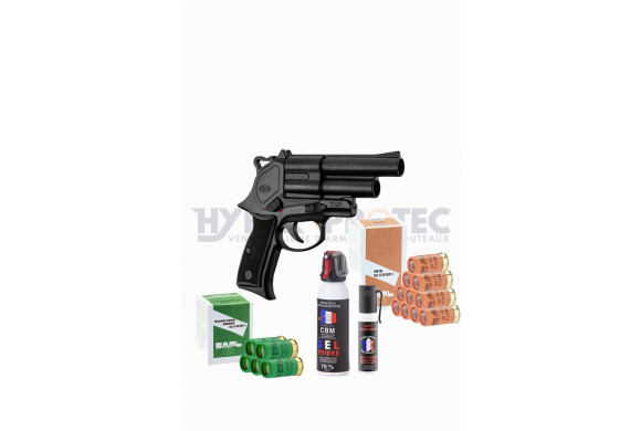 Pack Sécurité Pistolet Gomm Cogne GC54 Cal. 12/50