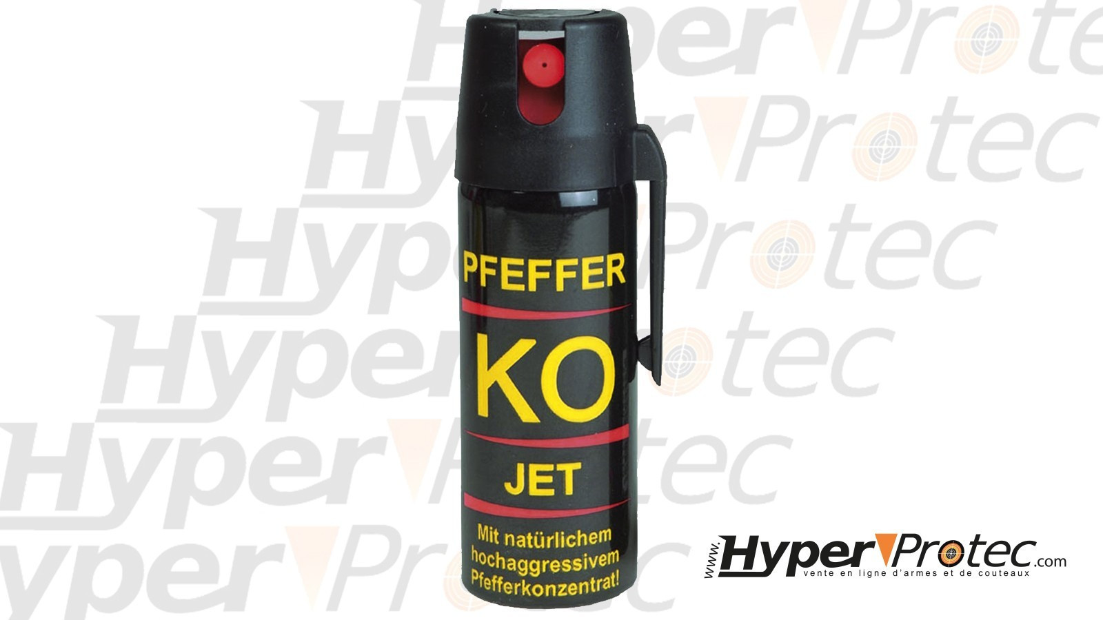 Perfecta Spray au poivre 15% OC / Capacité : 50ml (Pfefferspray 15% OC ) -  Bombe lacrymogène - Boutique sécurité - Equipements - boutique en ligne 
